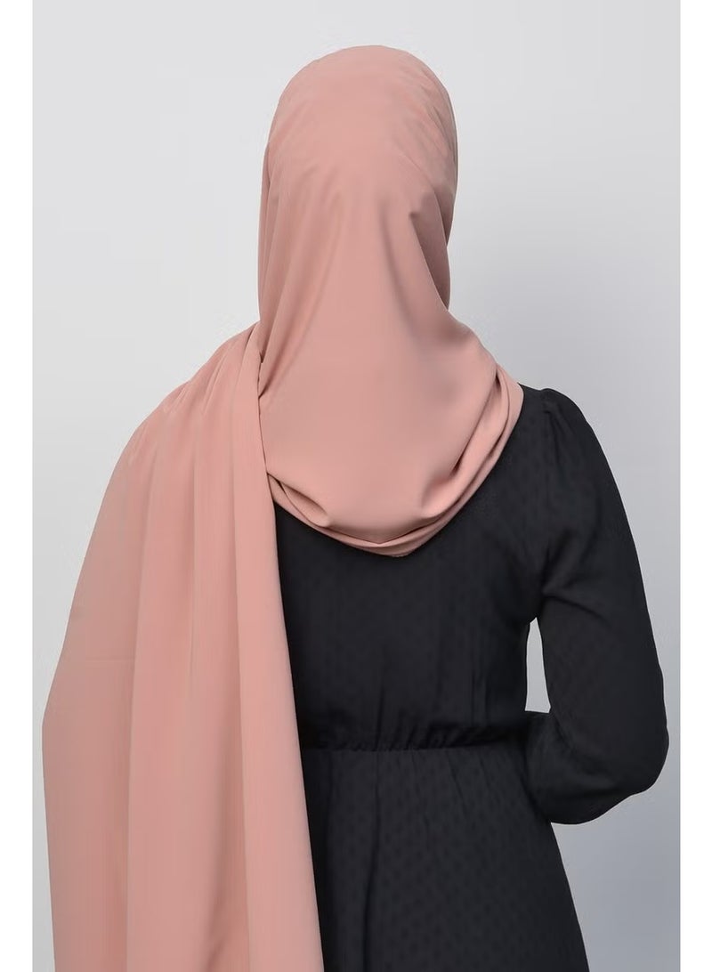 Altobeh Medina Silk Plain Hijab Shawl-Skin Color - Image 5